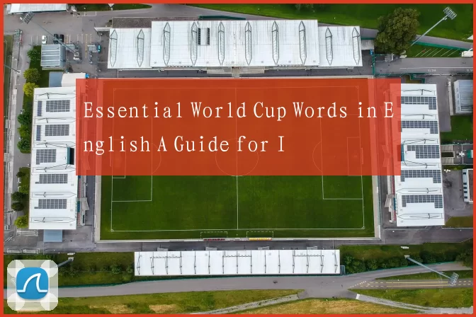 Essential World Cup Words in English A Guide for I